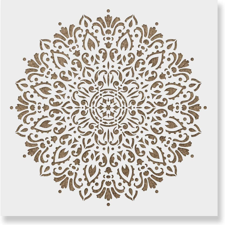 Extra Large Mandala Wall Stencil