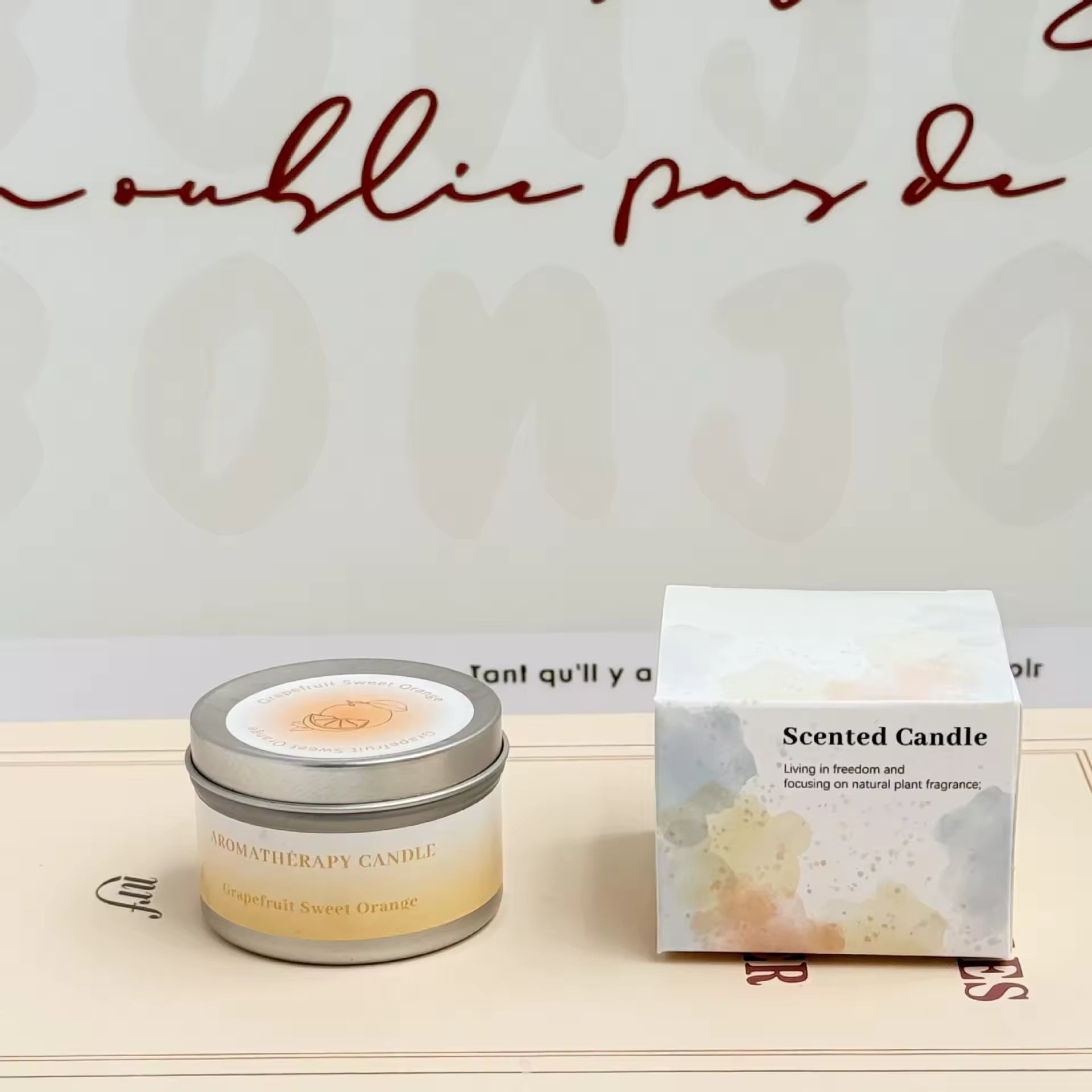Luxury Soy Wax Candle | Dried Flower Aromatherapy Gift for Women