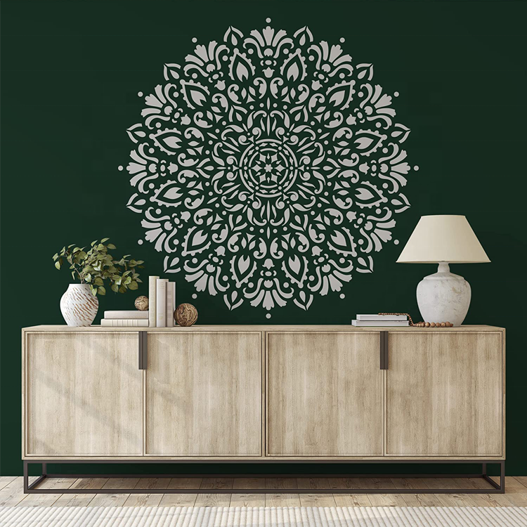 Extra Large Mandala Wall Stencil