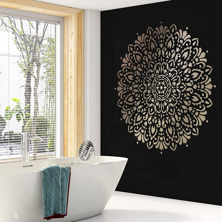 Extra Large Mandala Wall Stencil