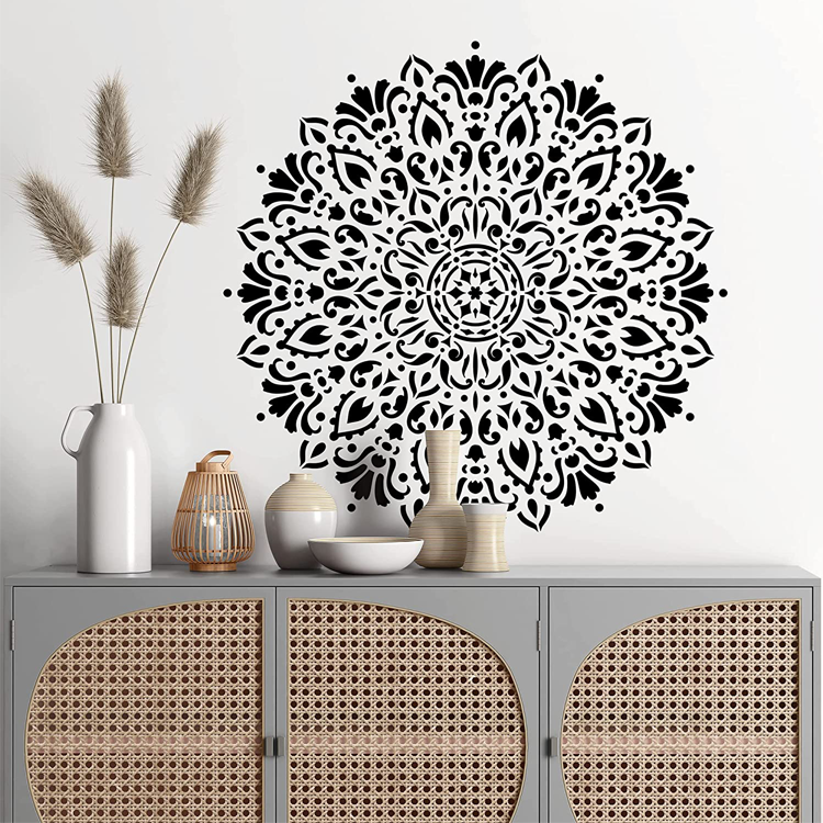 Extra Large Mandala Wall Stencil