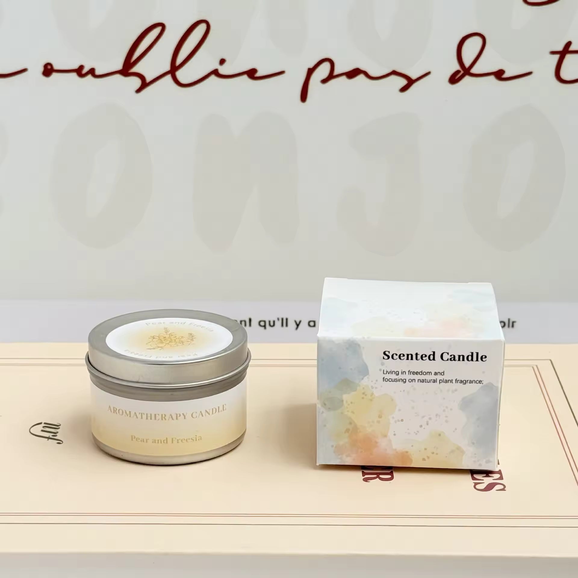 Luxury Soy Wax Candle | Dried Flower Aromatherapy Gift for Women