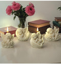 Angel Scented Candle | Mini Angel Figurine Soy Wax Smokeless Candle