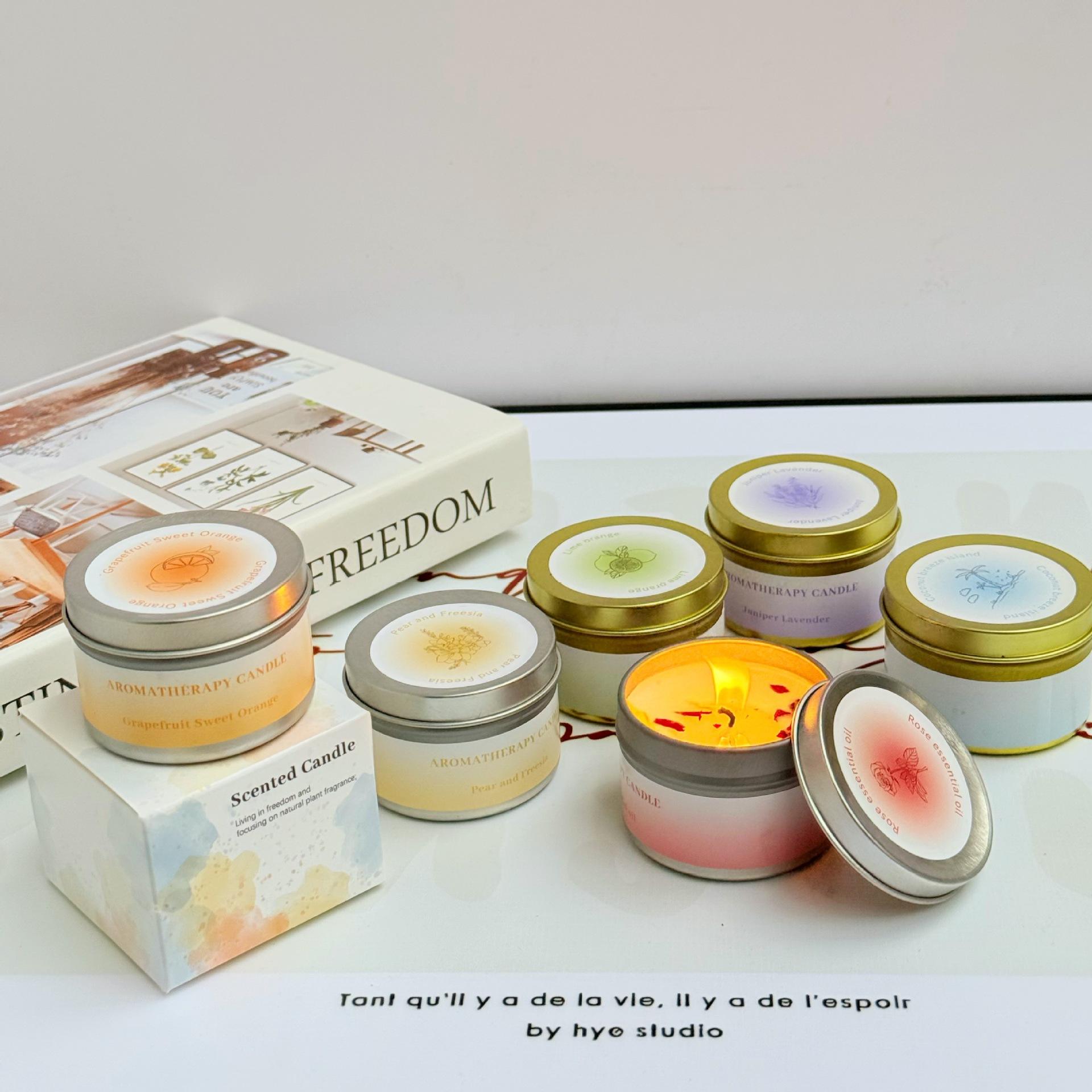 Luxury Soy Wax Candle | Dried Flower Aromatherapy Gift for Women
