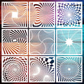 9 Pcs Eco-friendly Plastic 3D Visual Stencils
