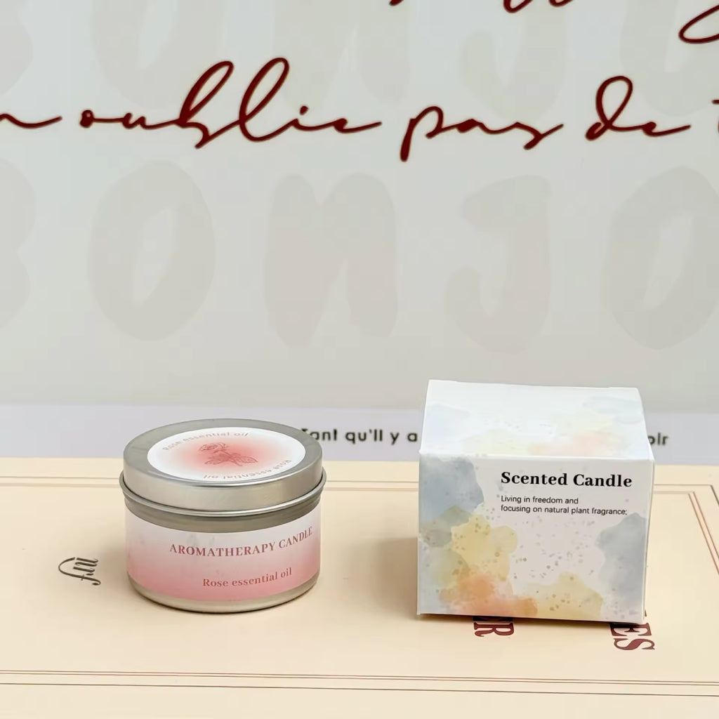 Luxury Soy Wax Candle | Dried Flower Aromatherapy Gift for Women