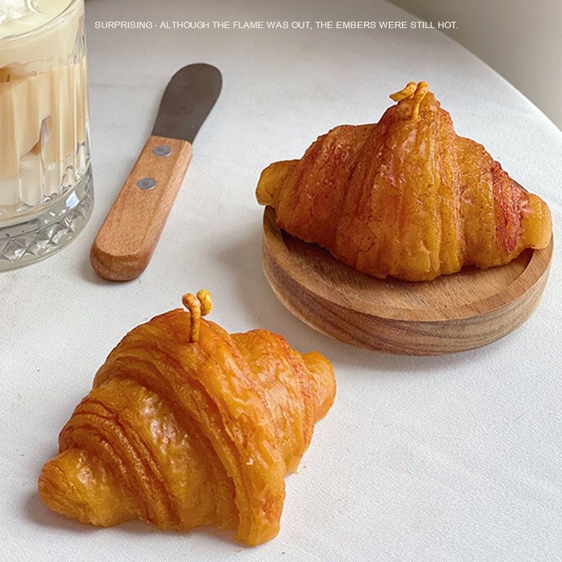 Croissant Shaped Soy Wax Aromatherapy Candle | Home Decor Scented Gift
