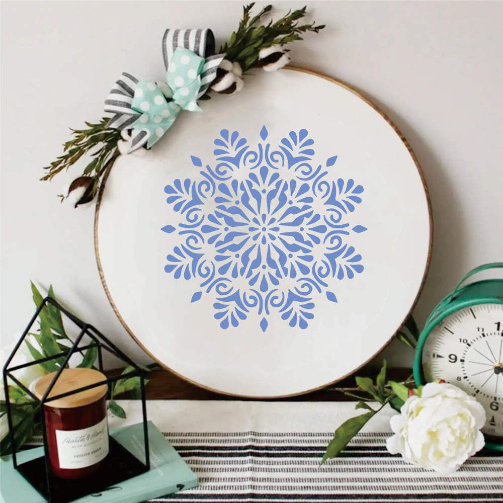 Reusable Mandala Stencil — Eco-Friendly PET